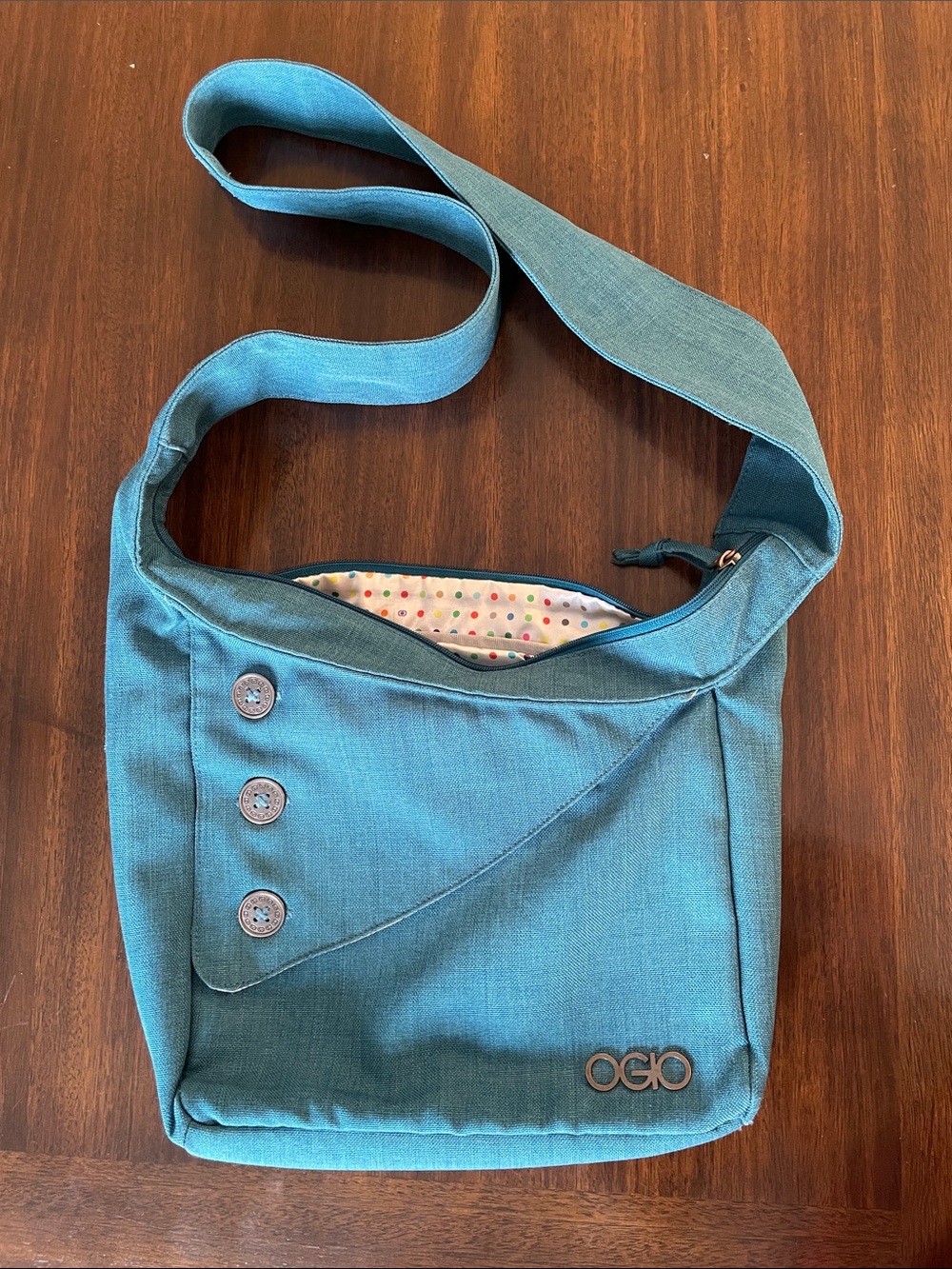 OGIO Teal Messenger Crossbody Bag
